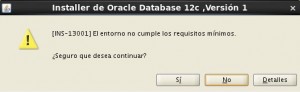 instalacion Oracle Database 12c - Centos - 2_1 - Descarga actualizaciones software_aviso